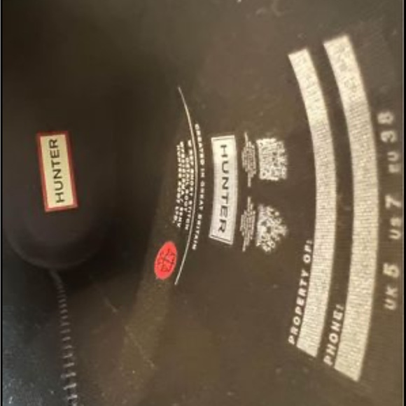 NEW Hunter rain boots Size US 7 - Picture 6 of 9